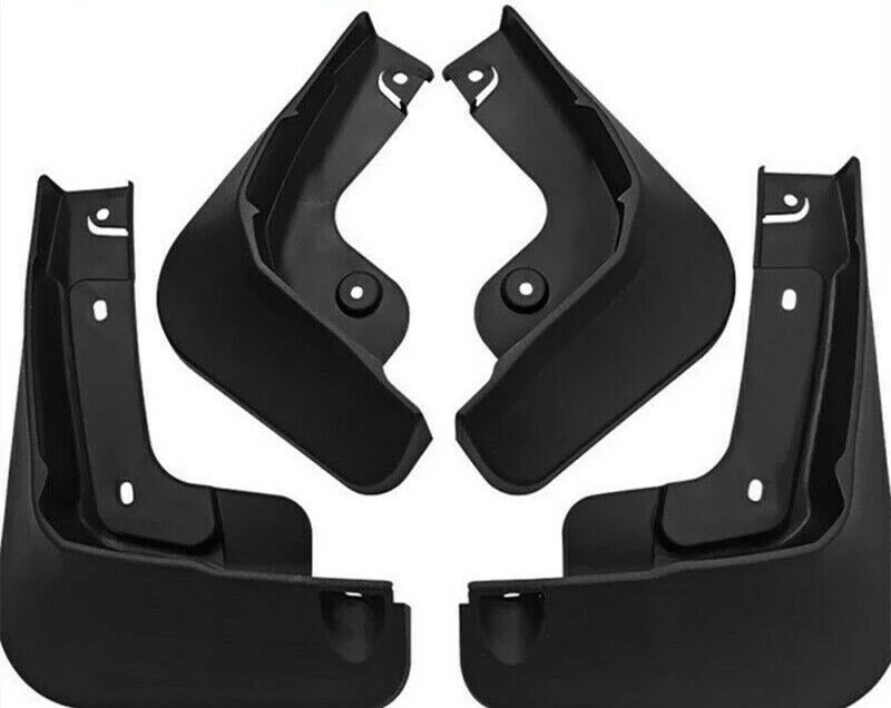 Mustang Mach-E Mud Flaps, No-Hole, ABS, 4-Piece Set, 2021-2025