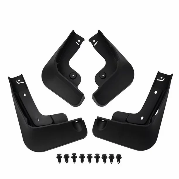 Mustang Mach-E Mud Flaps, No-Hole, ABS, 4-Piece Set, 2021-2025 - Image 2