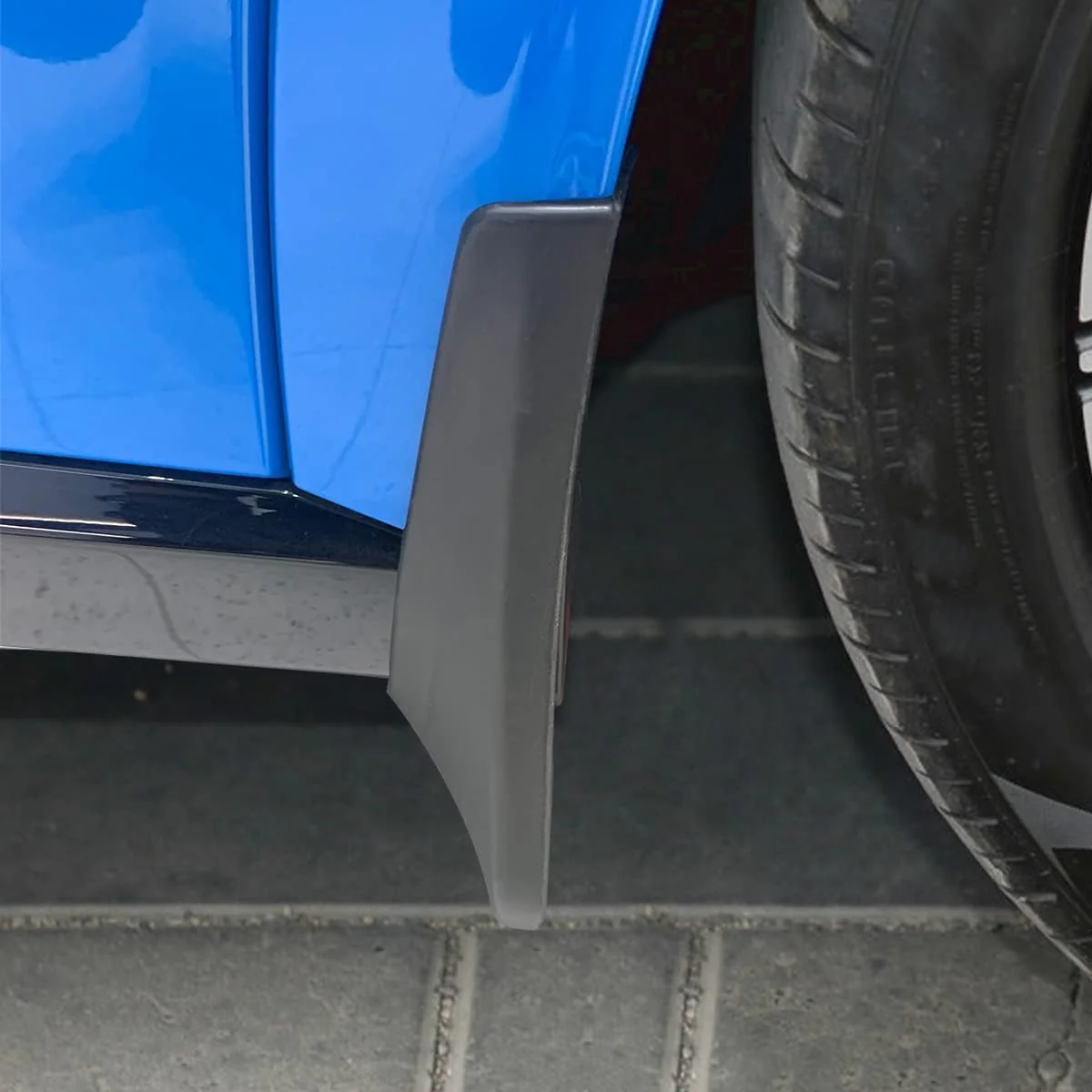 Mustang Mach-E Mud Flaps, No-Hole, ABS, 4-Piece Set, 2021-2025 - Image 4