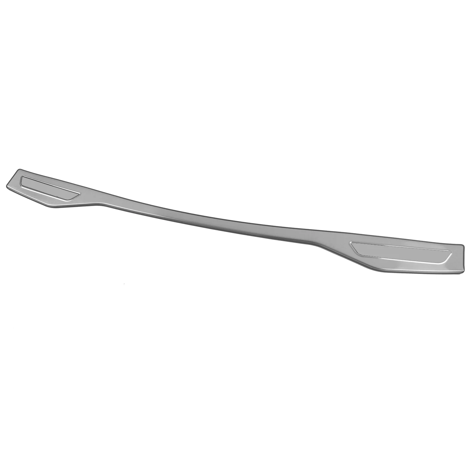Mustang Mach-E Outer Rear Bumper Edge Cover Guard Protector Trim, Stainless Steel, 2021-2024 - Image 2