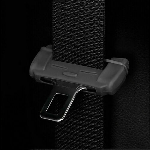 Mustang Mach-E Rear Seatbelt Buckle Protective Silicone Covers, Black, 2021-2026 - Image 2