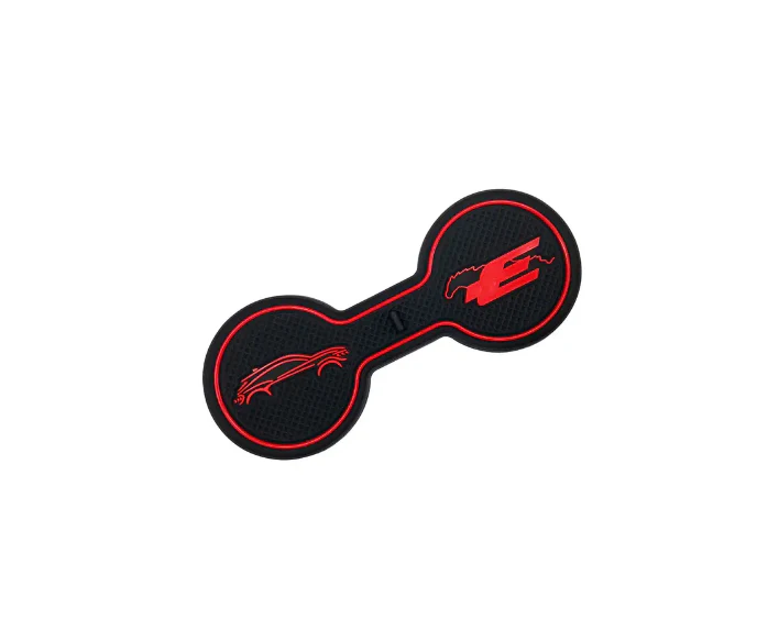 Mustang Mach-E Silicone Console Drink Holder Pad, Red, White, or Blue, 2021-2025 - Image 5