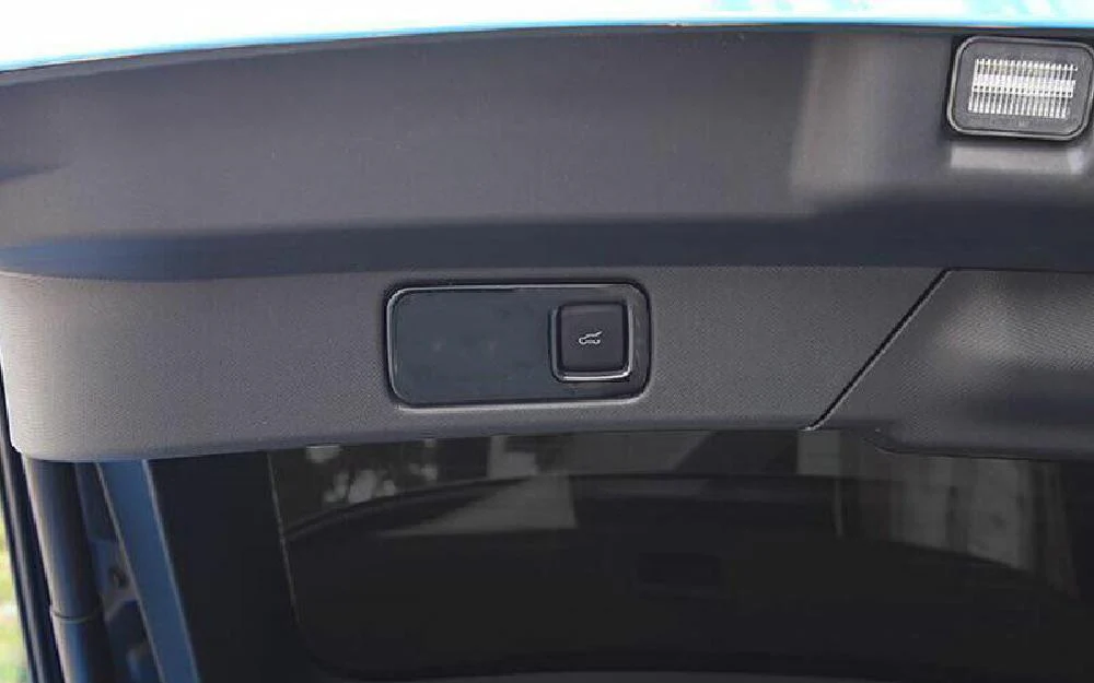 Mustang Mach-E Tailgate Trunk Switch Cover Trim, Black Titanium, 2021-2024 - Image 2