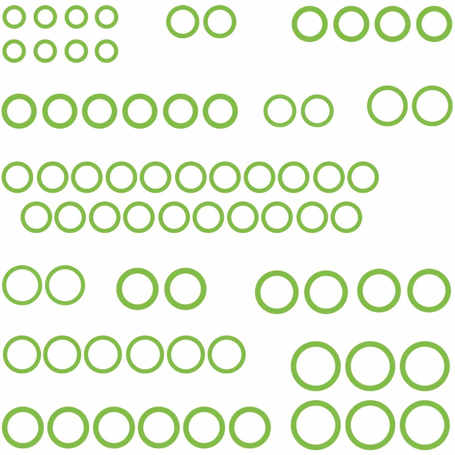 Nissan Leaf A/C System O-Ring and Gasket Seal Kit, 2011-2025