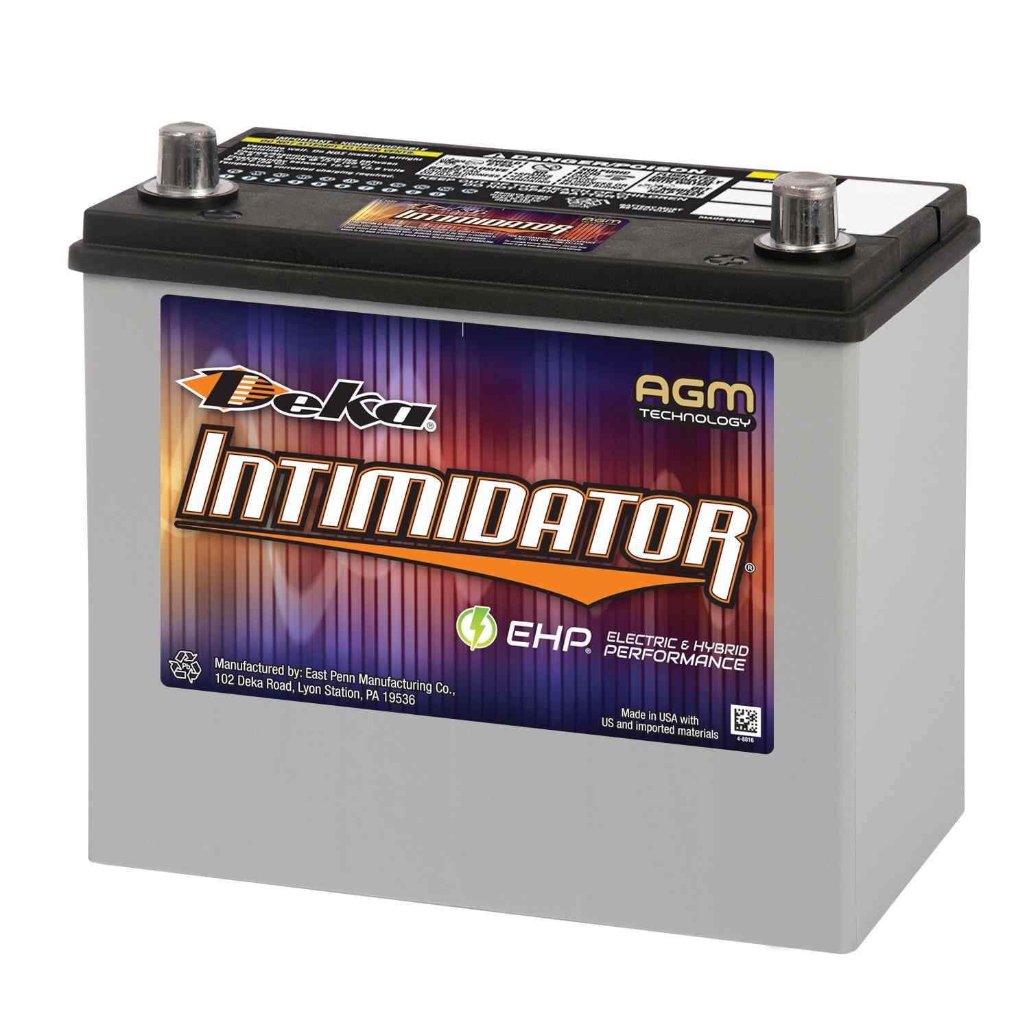 Tesla Model 3, Y Intimidator 9A51RT Group 51R AGM 12-Volt Battery