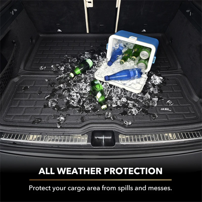 3D MAXpider Front Cargo Liner Kagu Black for Rivian R1T, 2022-2025 - Image 3