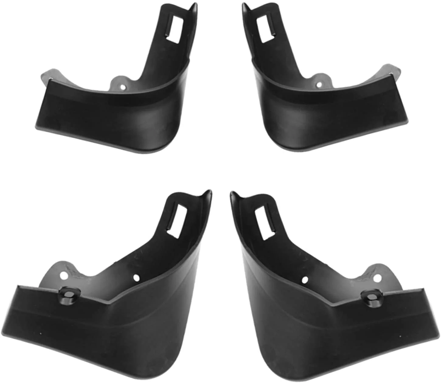 Mud Flaps, No Drill, Front & Rear for Rivian R1T, 2022-2025