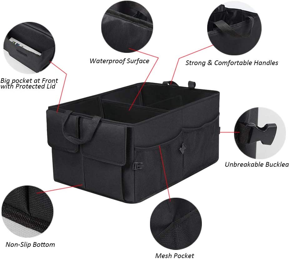 Tesla Model S, 3, X, Y Frunk, Trunk Storage Organizer Tote - Image 2