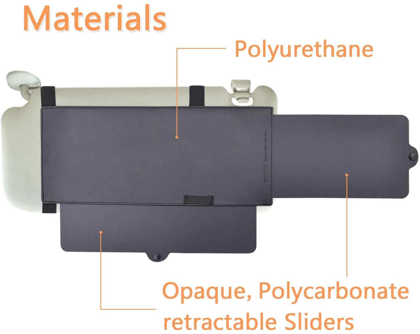 Sun Visor Extender Sunshade UV Blocker for Rivian - Image 2