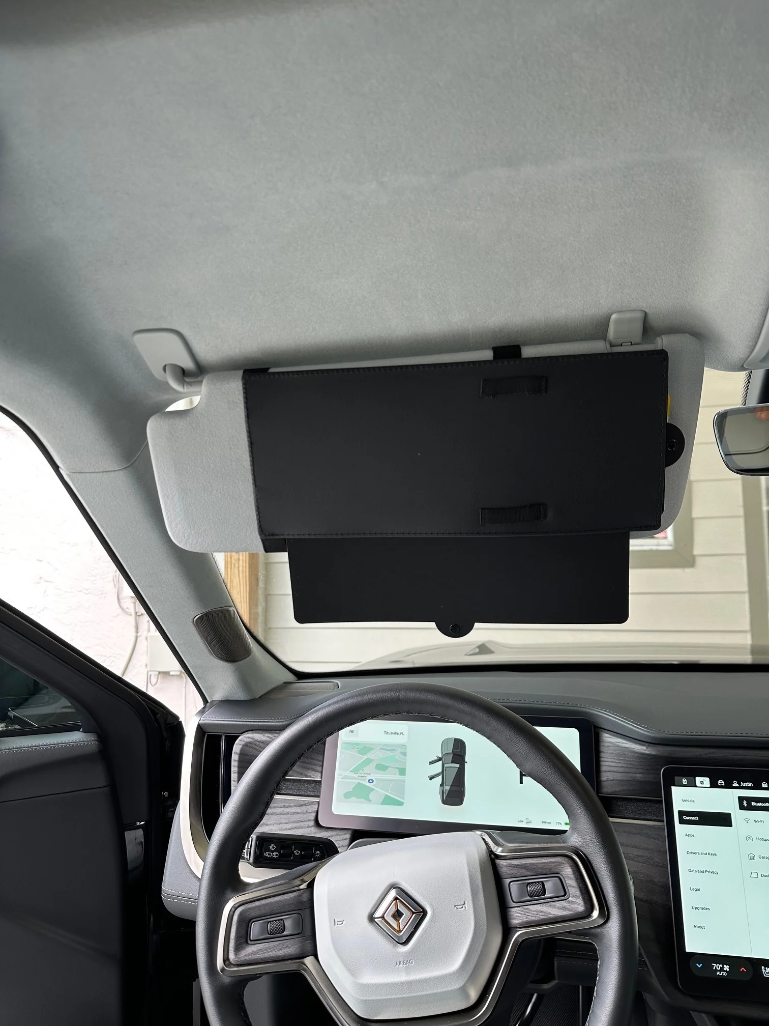 Sun Visor Extender Sunshade UV Blocker for Rivian - Image 5