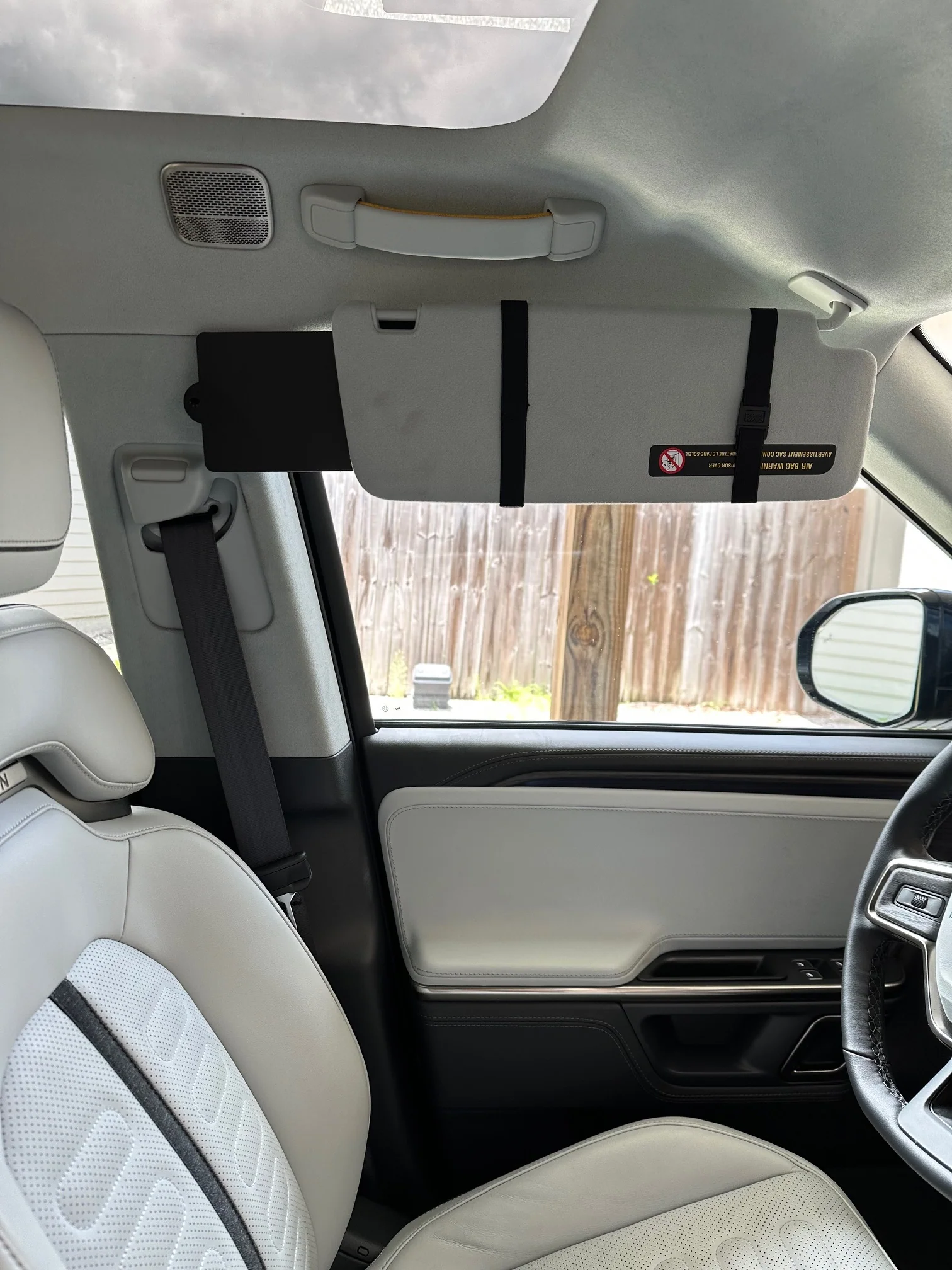 Sun Visor Extender Sunshade UV Blocker for Rivian - Image 6