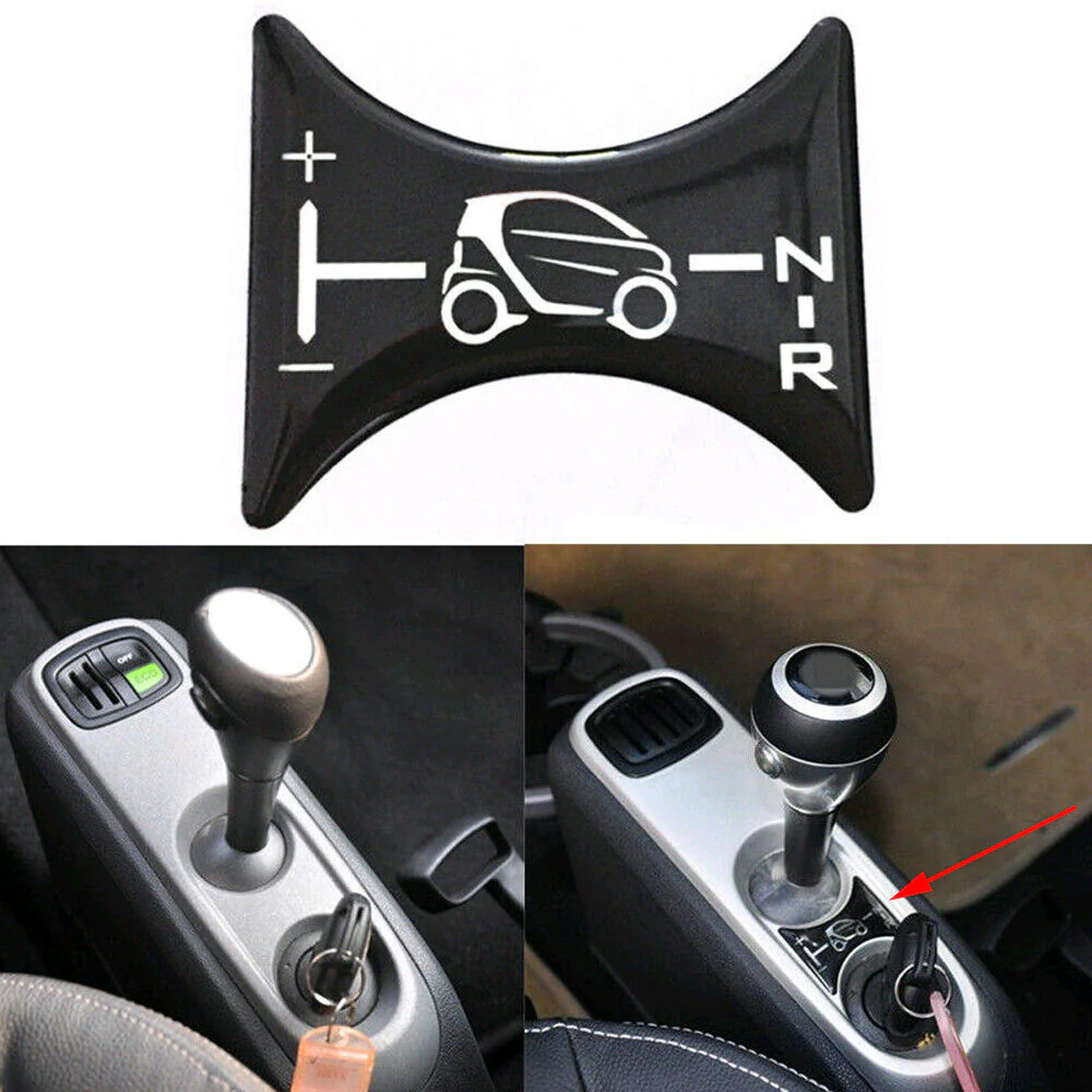 Smart Car Fortwo Shifter Console 3D Gear Shift Sticker Decal, 2007-2014 - Image 3