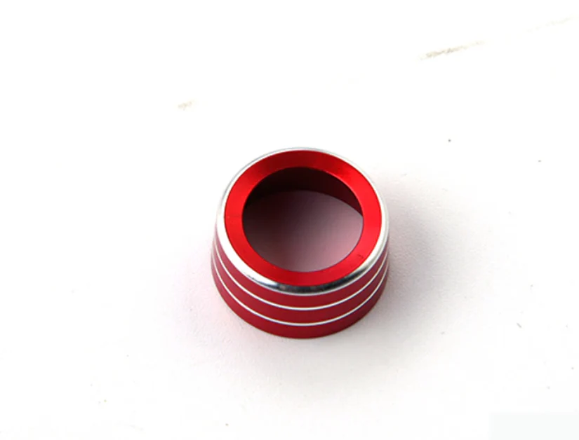 Smart Car Fortwo 453 Rearview Mirror Adjuster Button Trim Ring, Red or Black - Image 3