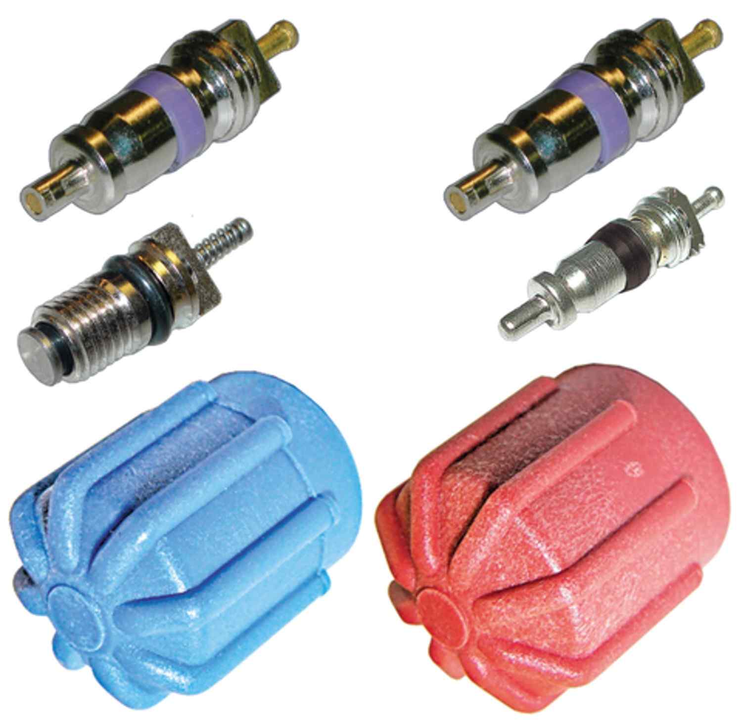 Smart Car Fortwo A/C System Valve Core and Cap Kit, 2008-2015