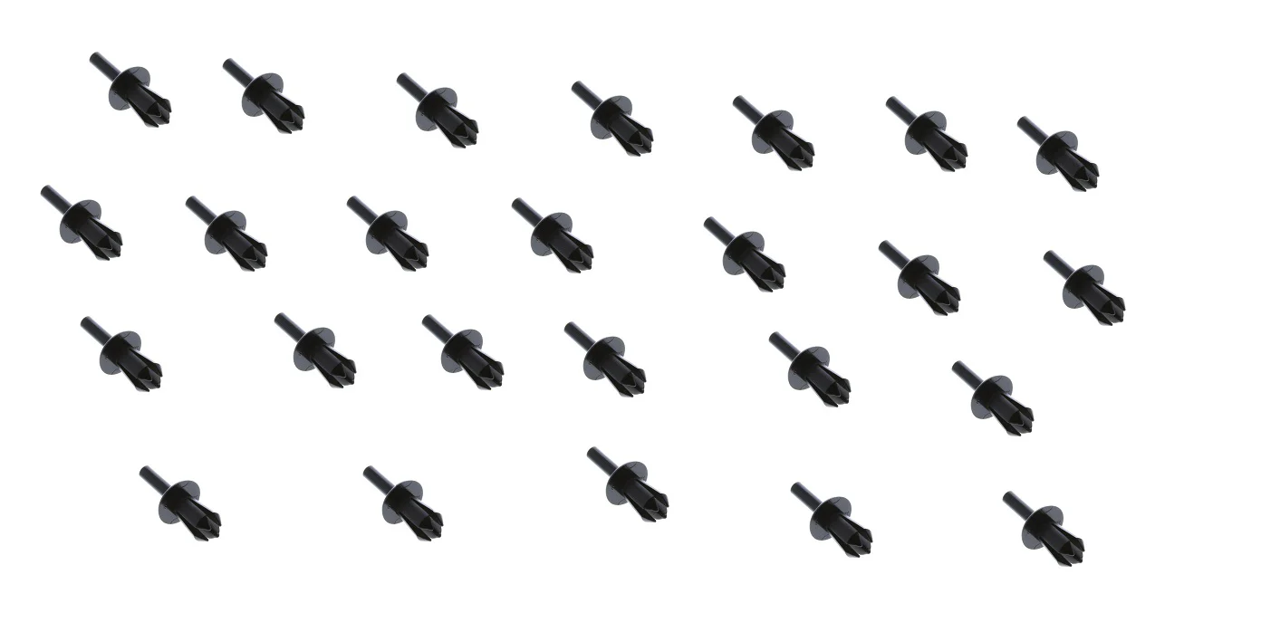 Smart Car Fortwo Bumper Cover Push Rivet Clips, 2008-2018