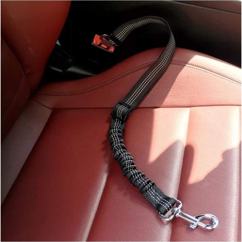 Smart Car Fortwo, Forfour Stretch Seatbelt Strap Dog Car Leash, Black - Image 5
