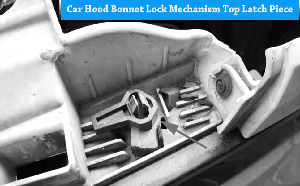 Smart Car Fortwo Front Hood Locking Mechanism Left & Right, 2007-2015 - Image 4