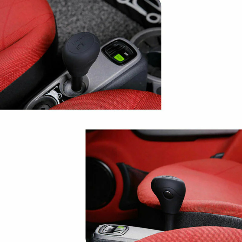 Smart Car Fortwo Gear Shift Knob Cover Silicone Skin Case, Black, 2009-2014 - Image 4