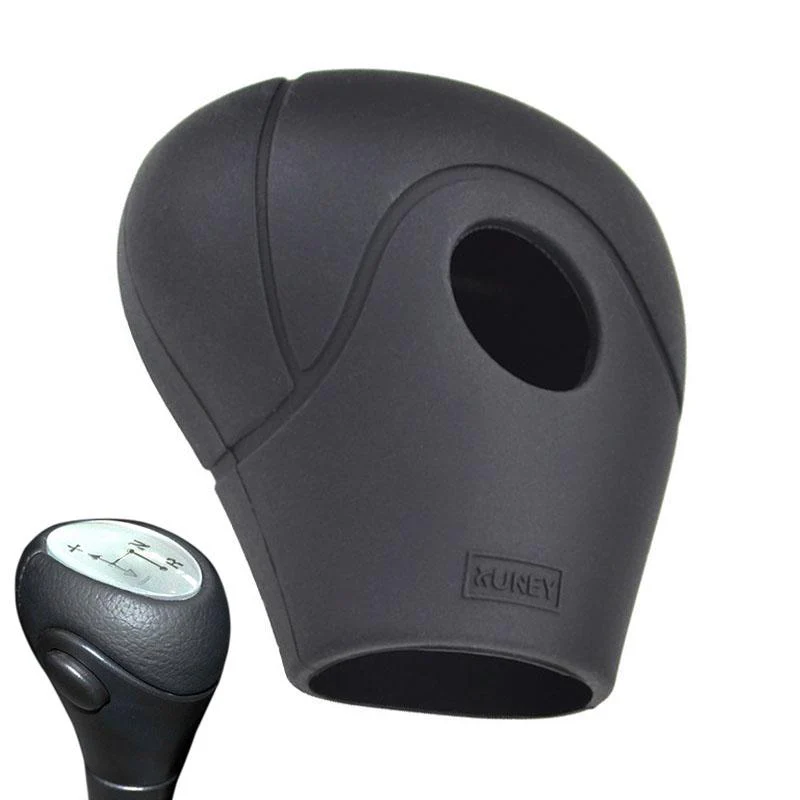 Smart Car Fortwo Gear Shift Knob Cover Silicone Skin Case, Black, 2009-2014 - Image 5