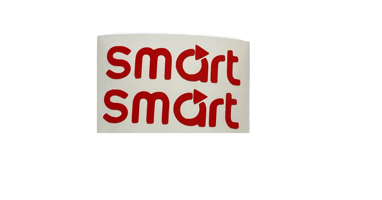 Smart Car Fortwo Inside Door Handle Decal Set, Many Colors - Image 2