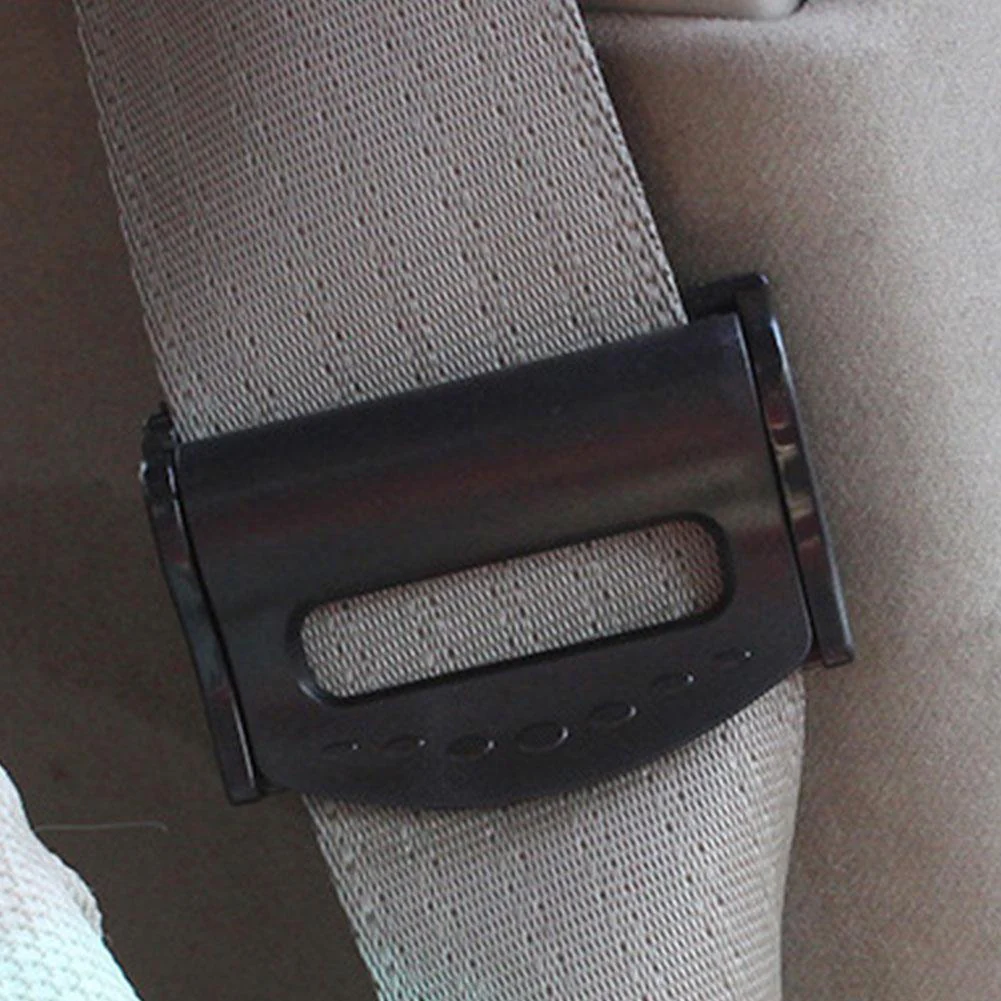Smart Car Fortwo Safety Adjustable Shoulder Seatbelt Stoppers, Pair, Black - Image 2