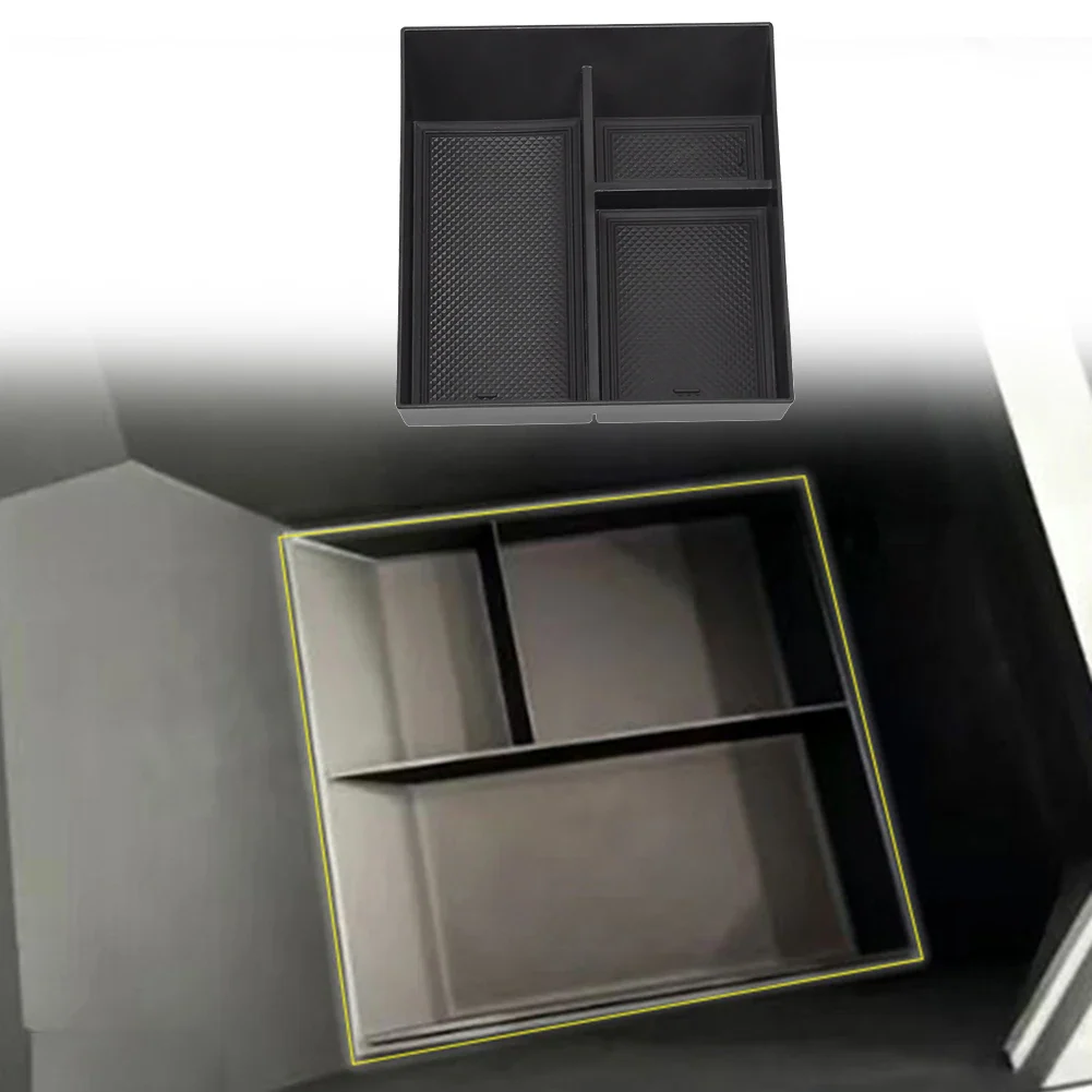 Tesla Cybertruck Armrest Lower Console Tray Organizer Bin, 2023-2024 - Image 3