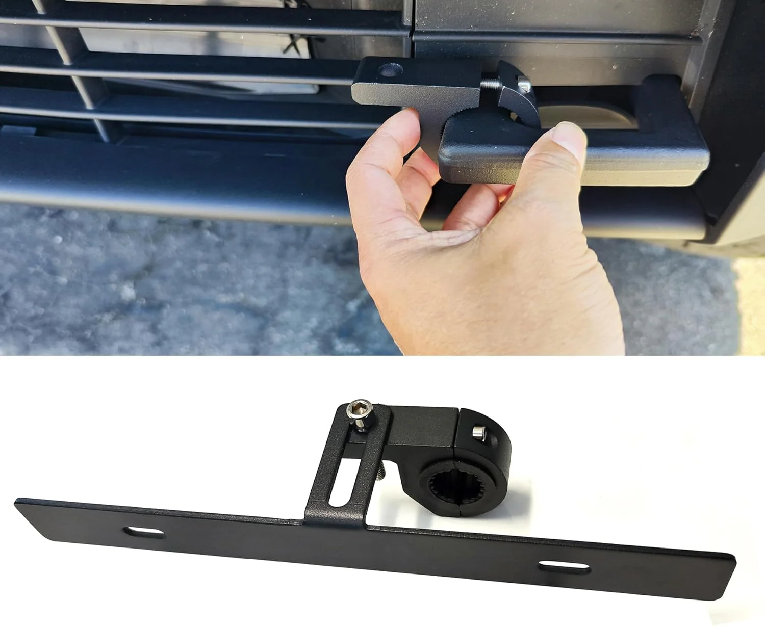 Tesla Cybertruck Front License Plate Relocation Mount Kit, 2024 - Image 4