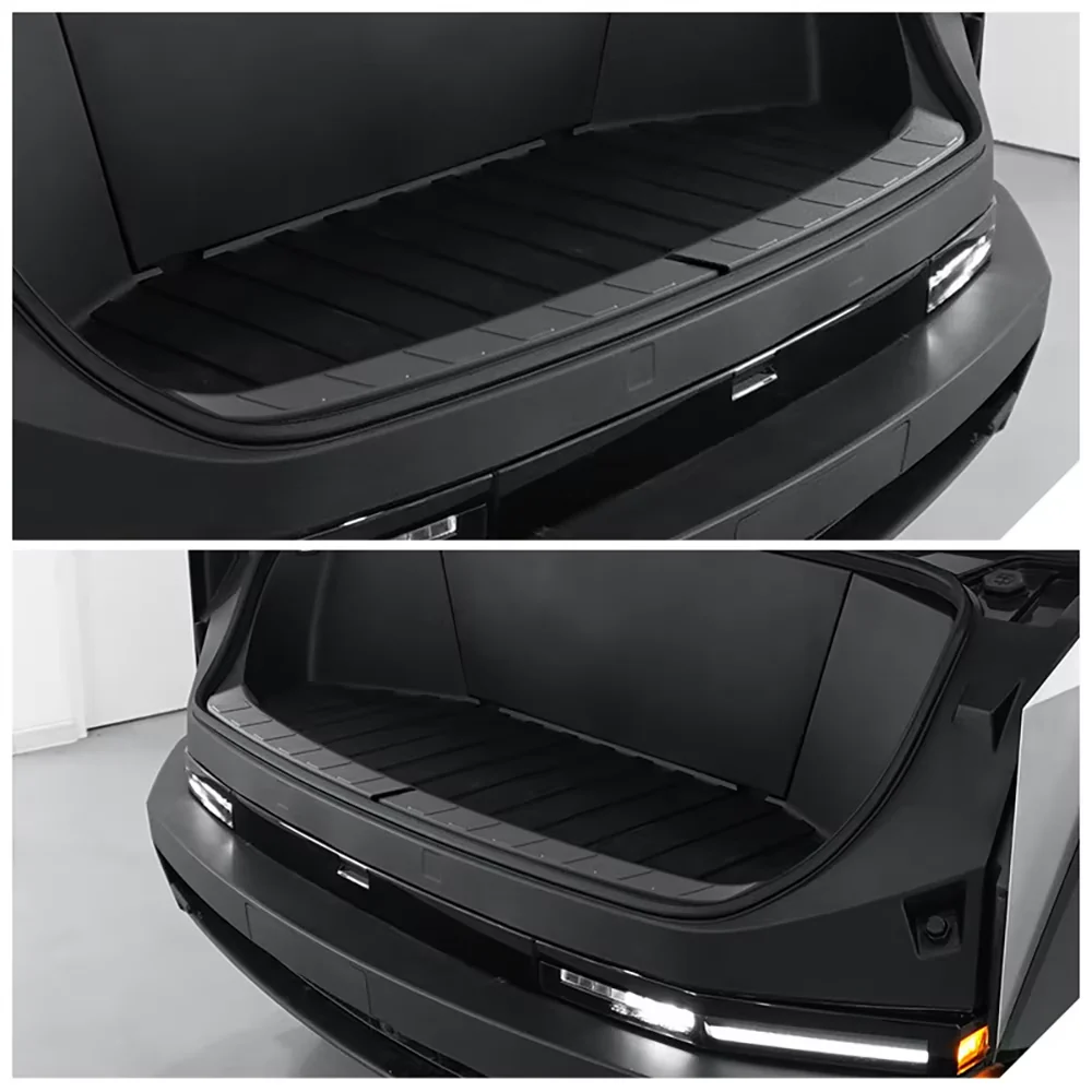 Tesla Cybertruck Front Trunk Sill Plate Protector, TPE Rubber, 2024-2025 - Image 2
