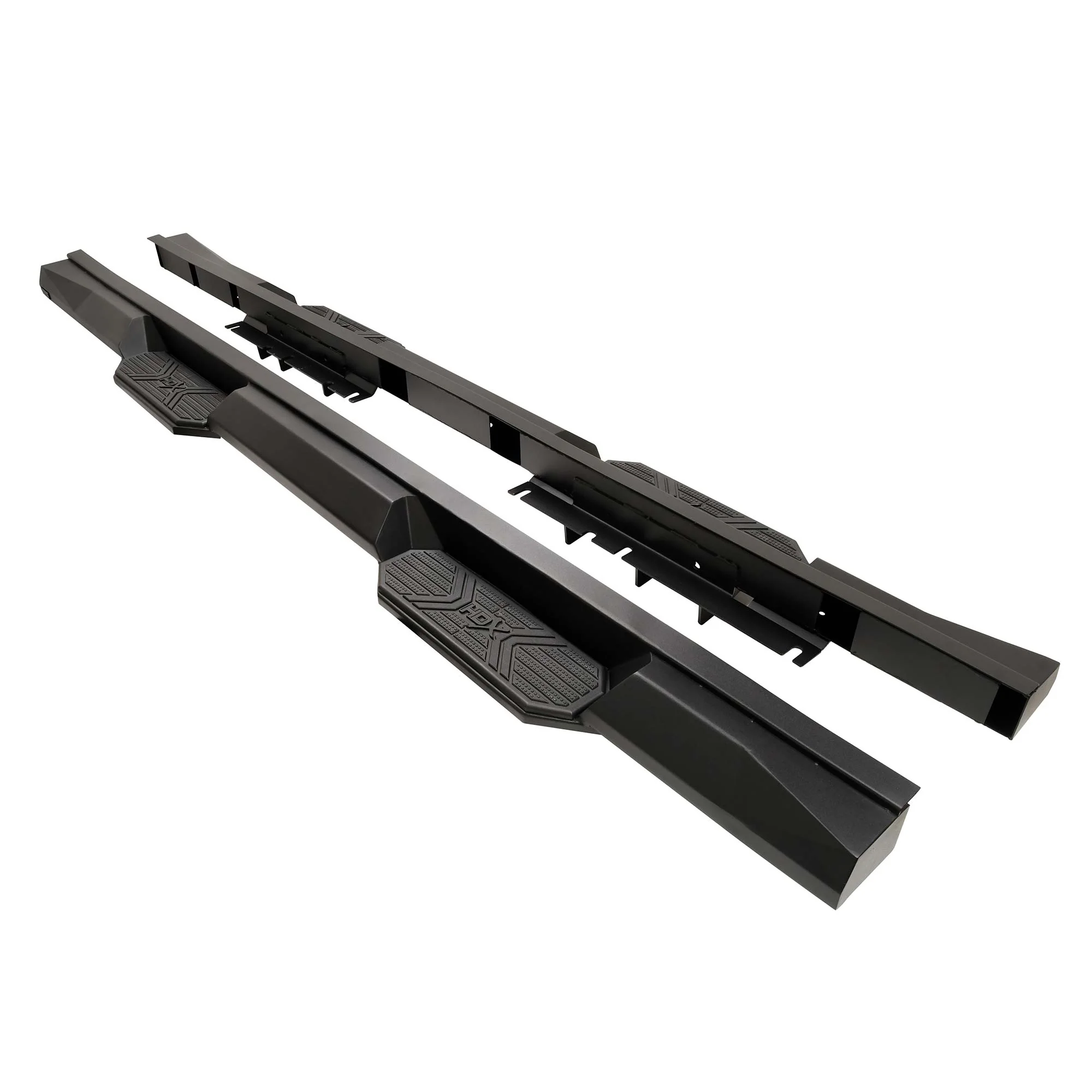 Tesla CyberTruck Xtreme Nerf Step Bars, Textured Black, 2024-2026 - Image 4