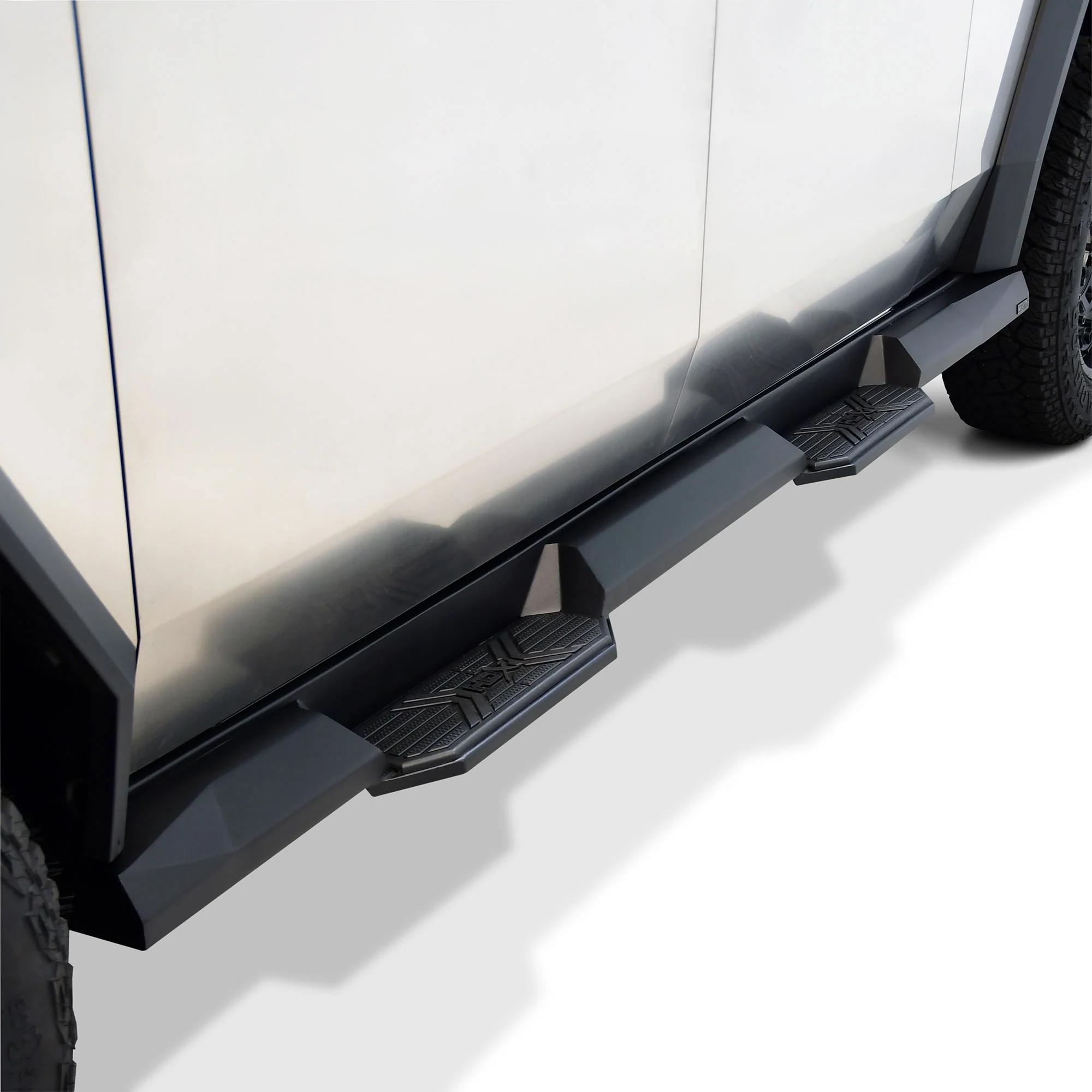 Tesla CyberTruck Xtreme Nerf Step Bars, Textured Black, 2024-2026 - Image 6