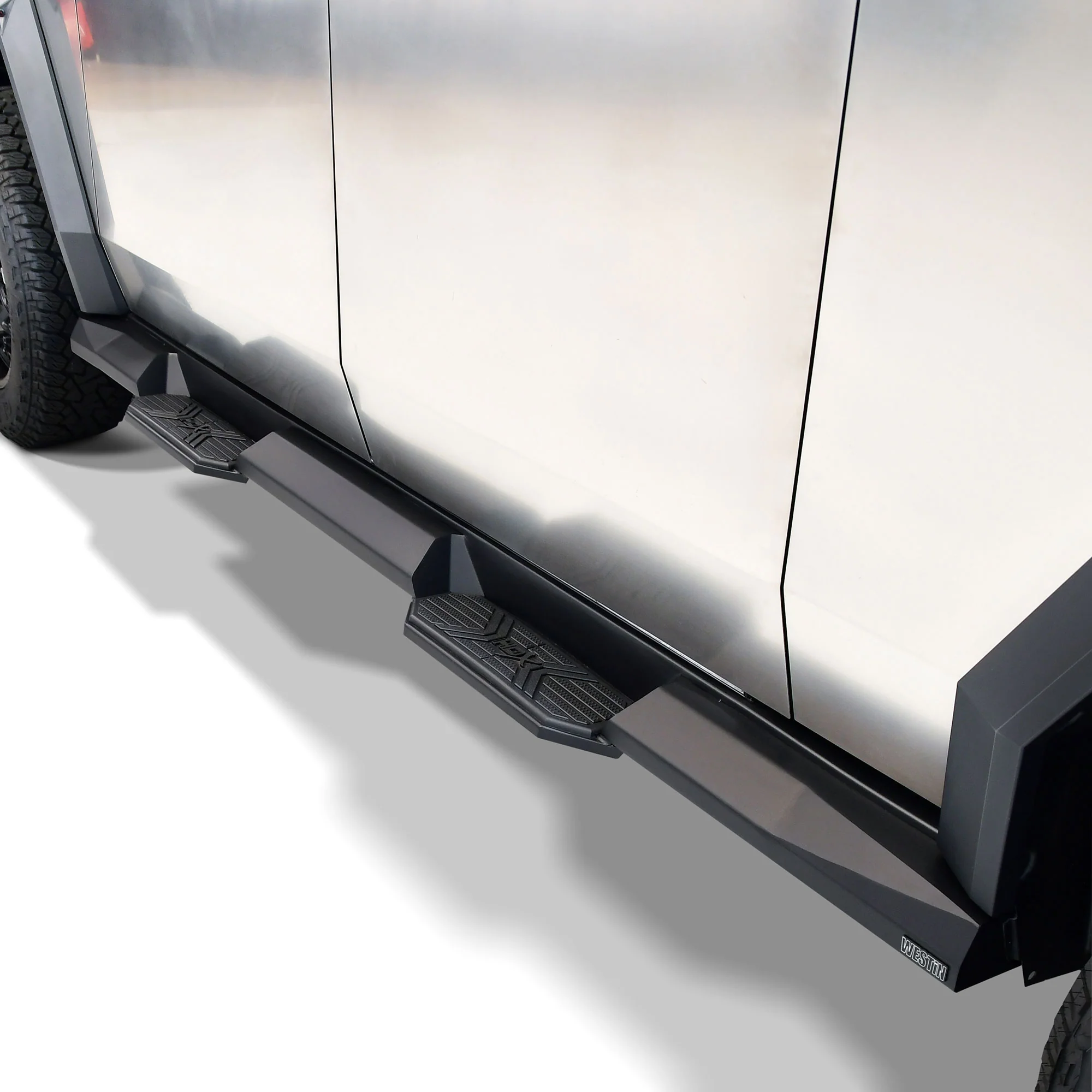 Tesla CyberTruck Xtreme Nerf Step Bars, Textured Black, 2024-2026 - Image 7