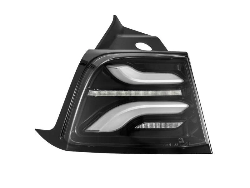 Tesla Model 3 Alpharex LED Pro Series LED Taillights, Sequential Turn Signal, Jet Black, 2017-2023 - Image 5