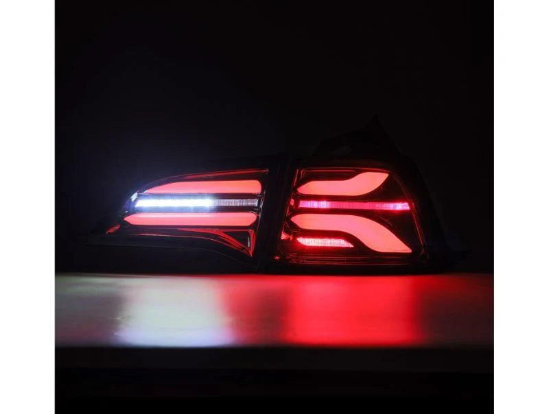 Tesla Model 3 Alpharex LED Pro Series LED Taillights, Sequential Turn Signal, Jet Black, 2017-2023 - Image 6