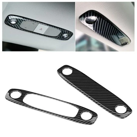 Tesla Model 3, Y Dome Reading Lamp Light Cover Trim, Carbon Fiber, 2017-2024 - Image 5