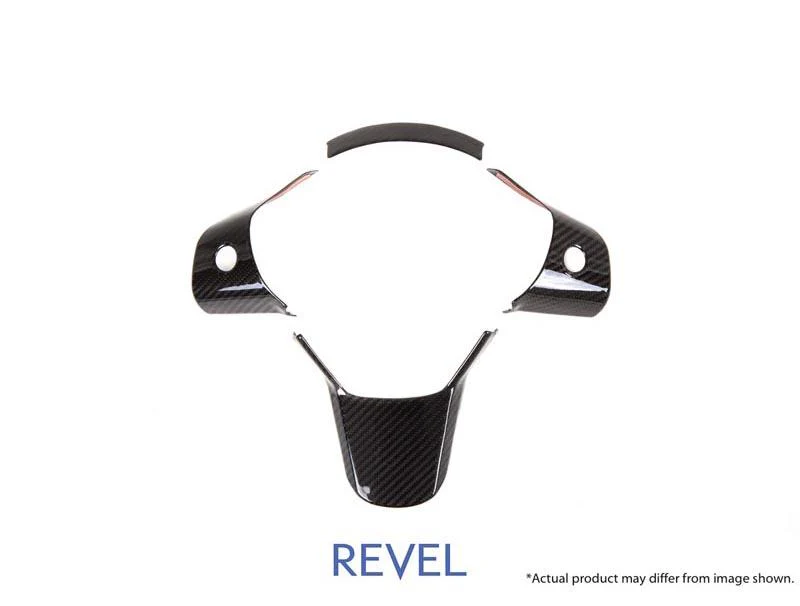 Tesla Model 3 Real Carbon Fiber Steering Wheel Insert Cover, 2017-2023