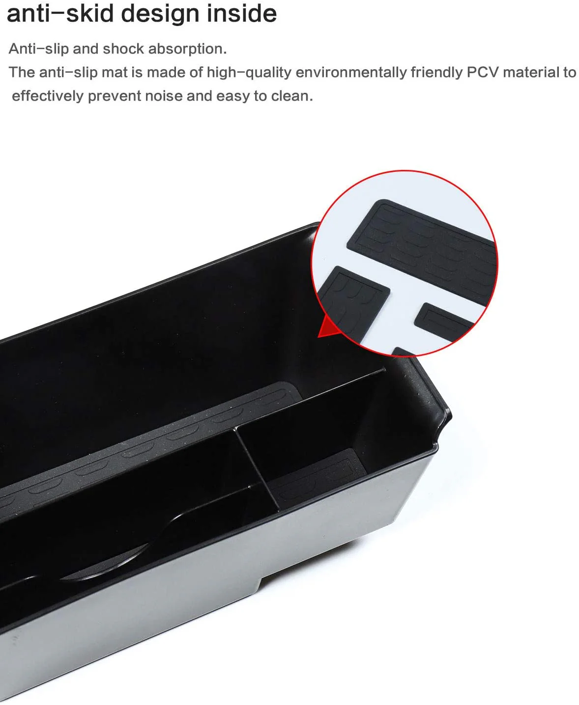 Tesla Model 3 Center Console Armrest Box Removable Storage Box, 2017-2020 - Image 5