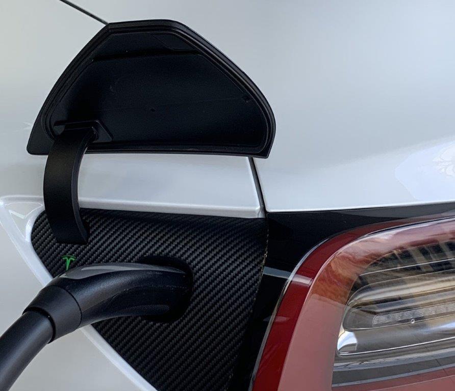 Tesla Model 3 Charging Port Wrap, Heated Version, Many Colors, 2020-2023