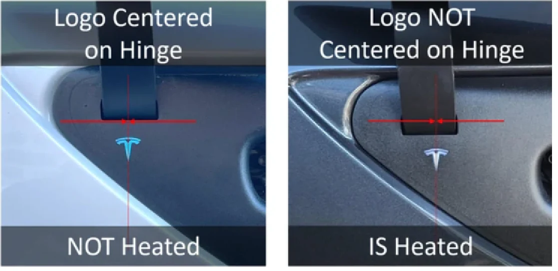 Tesla Model 3 Charging Port Wrap, Heated Version, Many Colors, 2020-2023 - Image 2