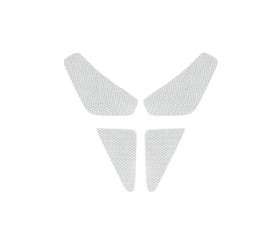 Tesla Model 3 Door Reflective Warning Stickers, Silver, 2017-2025