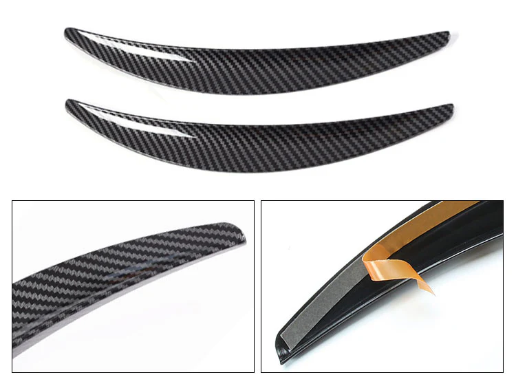 Tesla Model 3 Fender Guards, Mud Flaps, Carbon Fiber, Front & Rear, 2017-2023 - Image 5