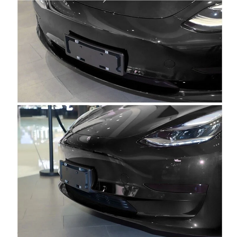 Tesla Model 3 Front Bumper Tow Hook Cover Cap, Black - Image 2