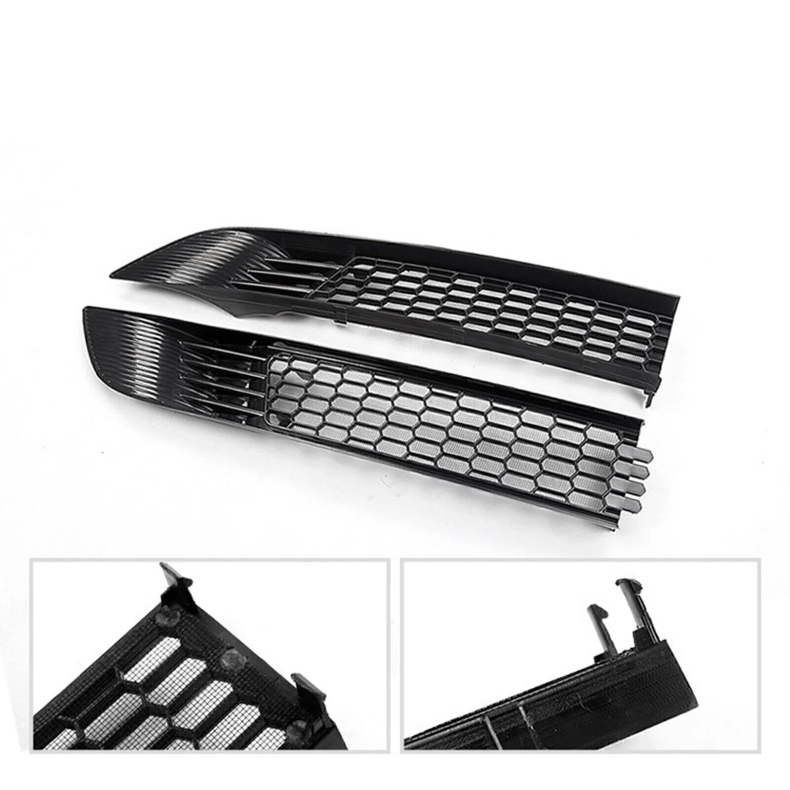 Tesla Model 3 Front Grille Mesh Guard Inserts, Snap-In Installation, 2017-2023 - Image 4