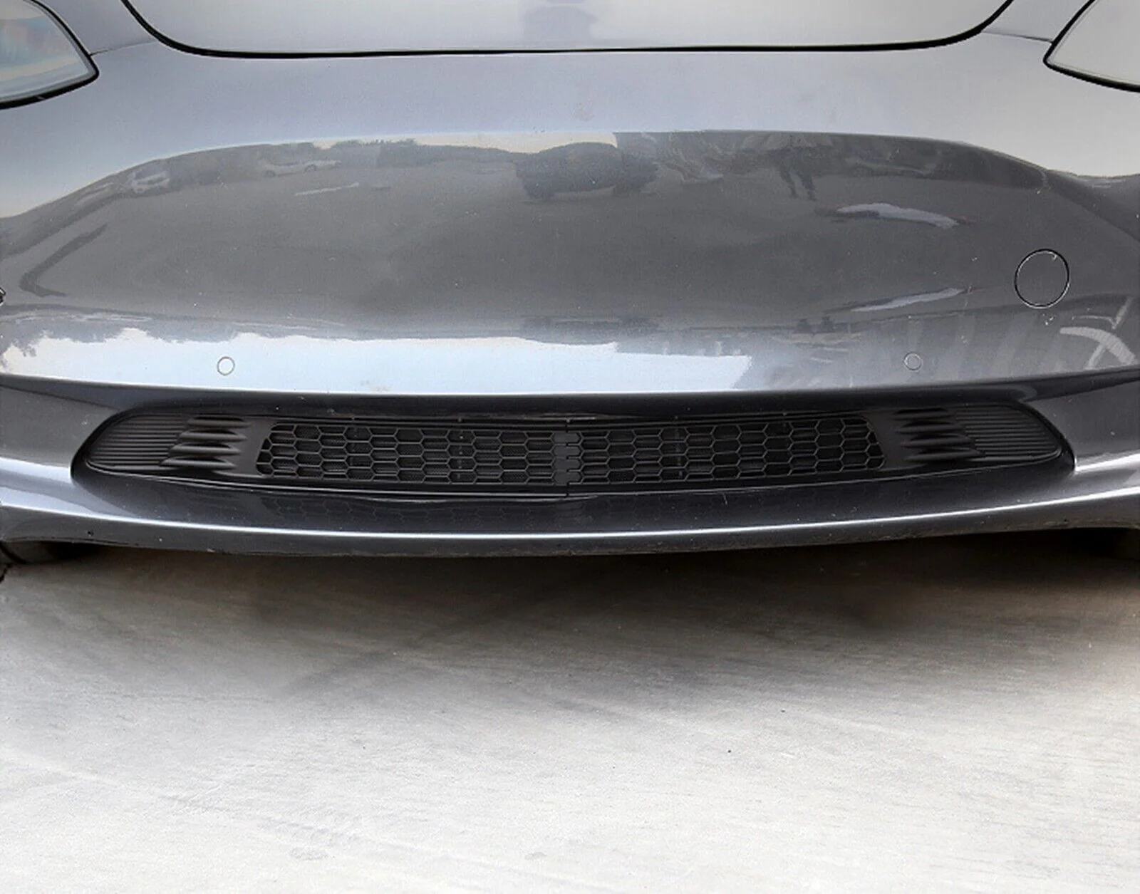 Tesla Model 3 Front Grille Mesh Guard Inserts, Snap-In Installation, 2017-2023 - Image 5