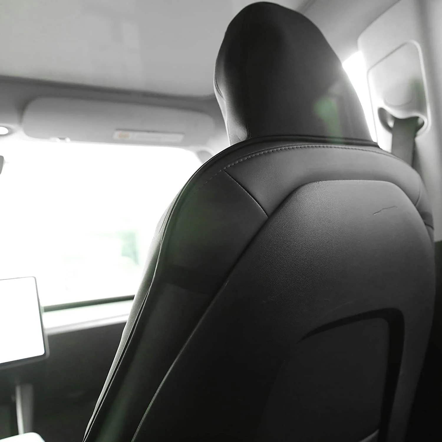 Tesla Model 3 Front Neoprene Seat Cover Protector, Black, 2017-2023 - Image 3