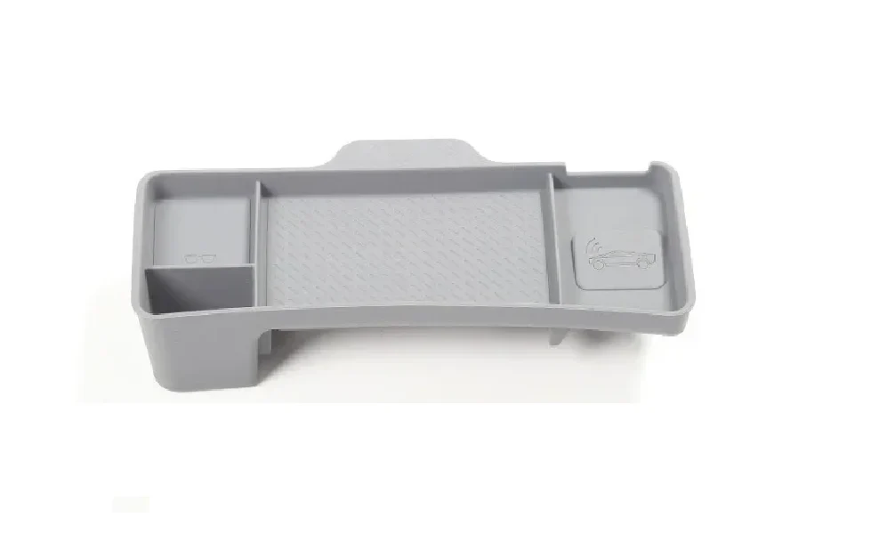 Tesla Model 3 Highland Behind Screen Silicone Storage Tray, Gray, 2024-2025