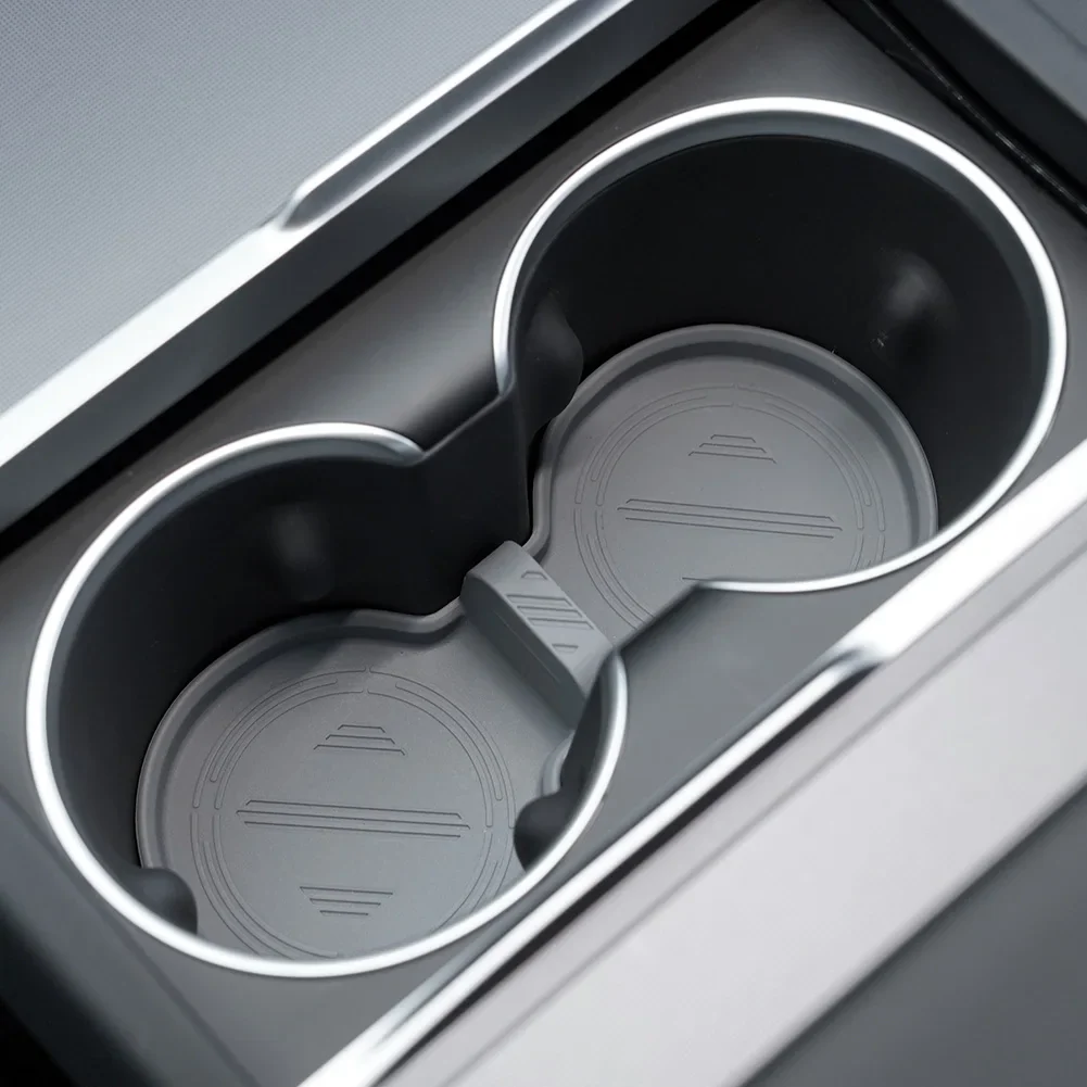 Tesla Model 3 Highland Cup Holder Insert, Silicone, 2024-2025 - Image 5