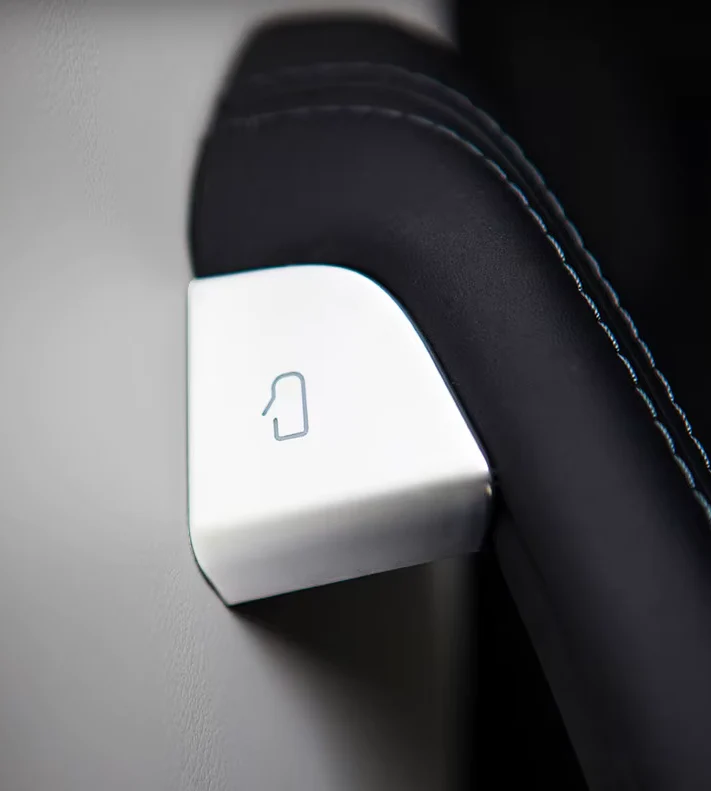 Tesla Model 3 Highland Door Open Switch, Cover Kit, Silver, 2024-2025 - Image 3