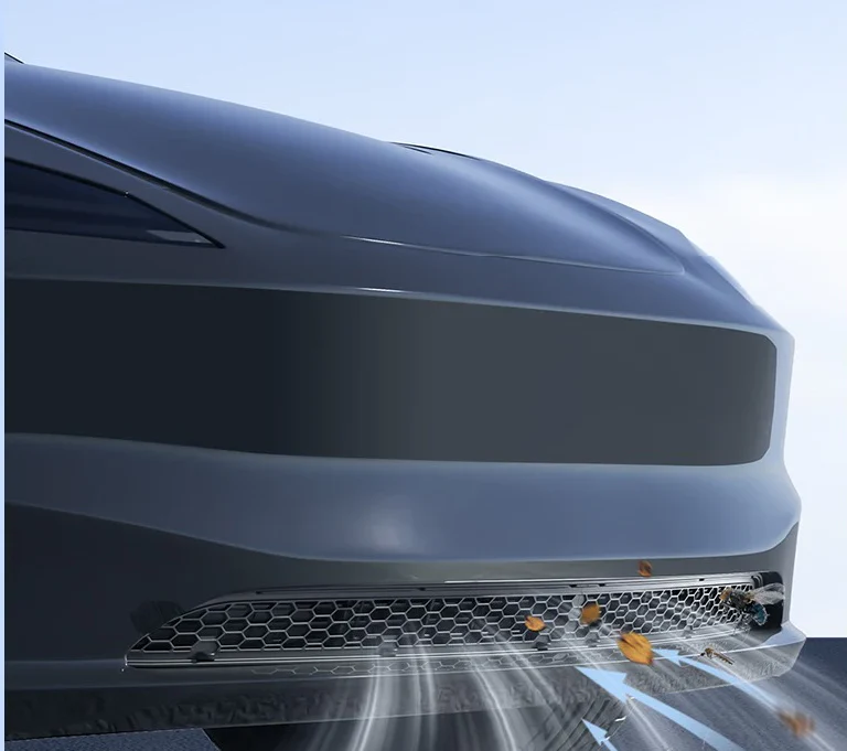 Tesla Model 3 Highland Front Grille Mesh Guard Inserts, Snap-In Installation, 2024-2025 - Image 2