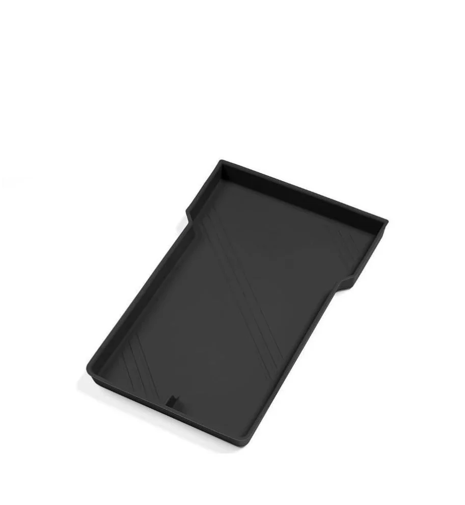 Tesla Model 3 Highland Lower Armrest Console Storage Tray, Silicone, Black, 2024-2025