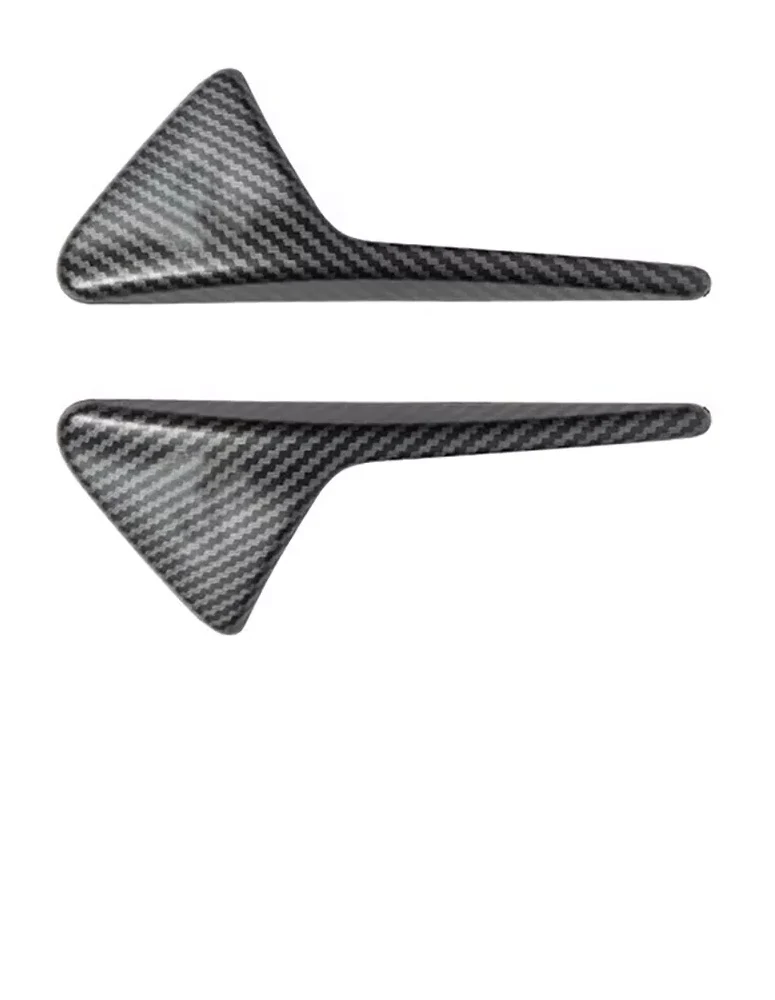 Tesla Model 3 Highland Matte Carbon Fiber Turn Signal Side Fender Camera Vent Cover Trim, 2024-2025